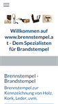 Mobile Screenshot of brennstempel.at